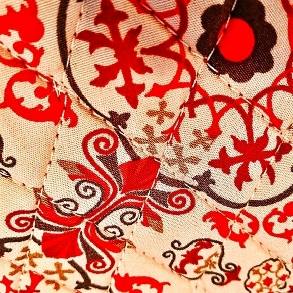 Lemon Hill Pink/White Floral Mini Satchel PVC Lining 100% Quilted Cotton NWOT - Picture 3 of 7